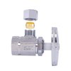 Hausen 1/2 in. FIP Inlet x 3/8 in. O.D. Comp Outlet Multi Turn Angle Valve, 10PK HA-SS111-10